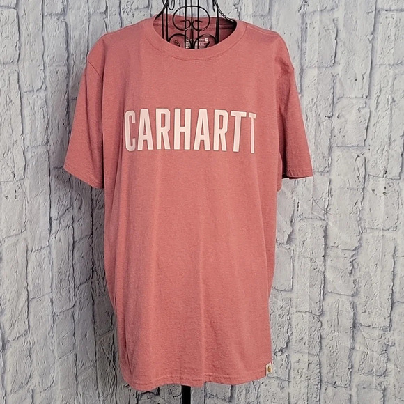 CARHARTT Red Loose Fit Short Sleeves Shirt XL‎ - Picture 1 of 7